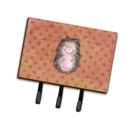 Carolines Treasures Polkadot Hedgehog Watercolor Leash or Key Holder BB7378TH68
